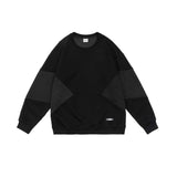 Unisex Hoodie Autumn Thread Patchwork Sweater