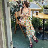 Women Dresses Summer Sexy Backless Lace Sling Dress