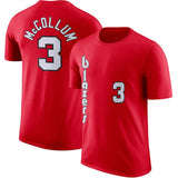 NBA T-Shirts NBA Basketball Suit T-Shirt Open Lillard Jersey Short Sleeve Sports