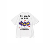 Men T-shirts human purple bat short-sleeved crew neck T-shirt
