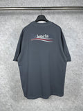 Mens T-shirts 20SS Paris B Home Wave Embroidery Short Sleeve T-Shirt