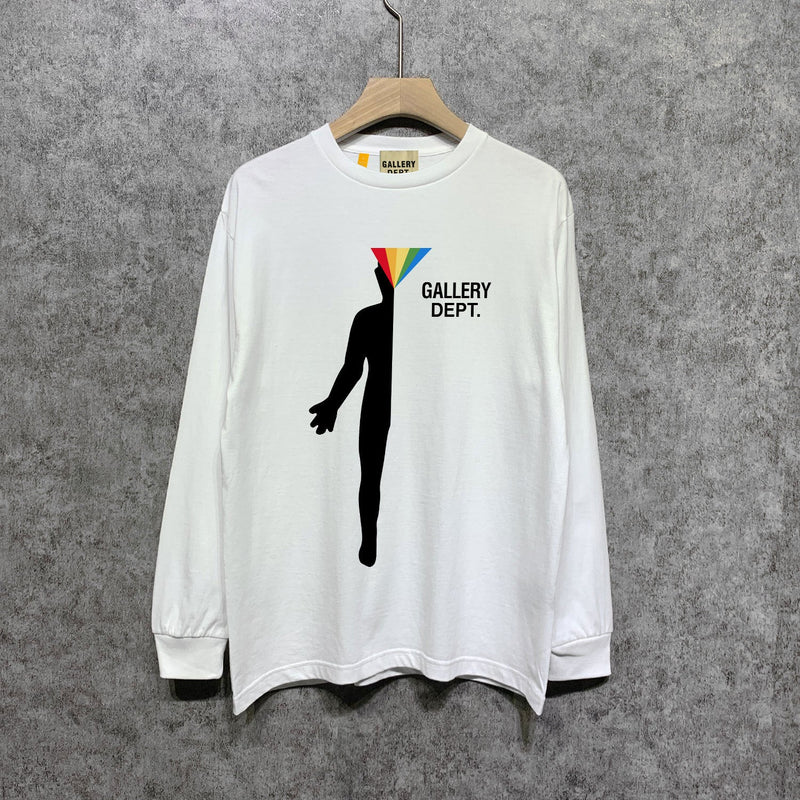 Gallery Dept Long Sleeved Shirt Fashion Brand Long Sleeve Long-Sleeved T-shirt Blouse