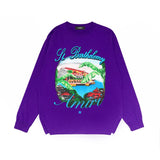 Amiri Long Sleeve Shirt Fashion Brand Long Sleeve Long-Sleeved T-shirt Blouse