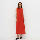 Women Dress Spring Vest Skirt Women Loose round Neck Dress