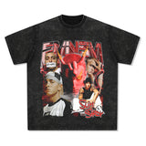 Asap Rocky T Shirts Travis Scott Short Sleeve Eminem ASAP TentacionT-Shirt