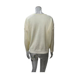 Women Knitted Sweater Winter Autumn and Winter Loose Knitted Sweater Long Sleeve Letter Sweater