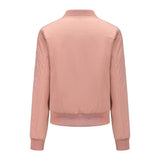 Women Trench Coat Bomber Jacket Women Baseball Jacket Spring and Autumn Flight Suit Long Sleeve Coat