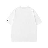 Men T Shirt Summer Pentagram Graffiti Short Sleeve T-shirt