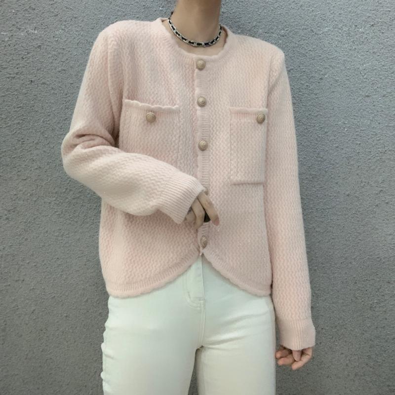 Women Knitwear Spring and Autumn Cardigan Knitted Sweater Coat