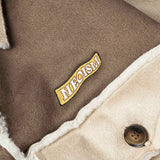 Unisex Winter Cotton Coat Vintage Embroidered Lapel Cotton Jacket