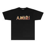 Amiri T Shirts Fashion Brand T Shirt Short Sleeve T-shirt Blouse