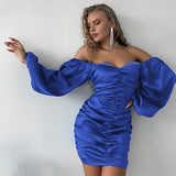 Women Dresses Winter Sexy Backless Sheath Long Sleeve Dress
