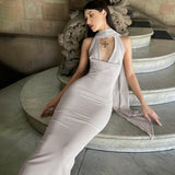 Women Dresses Summer Sexy Backless Slim Fit Dress