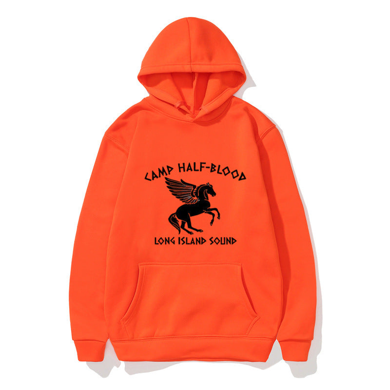 Vintage Camp Half Blood Hoodie Percy Jackson Hooded