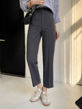 Women Sweatpants Spring Loose Split Suit Pants