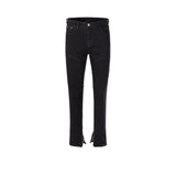MIJKO Men Vintage Pants MIJKO Women's Men's Trousers Old Slim Fit Zipper Pants Jeans