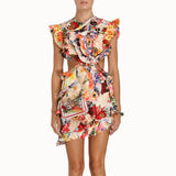 Women Dresses Sexy Backless Dress Short Skirt Dress Skirt (Zns0409)