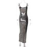 Women Dresses Winter Sexy Backless Slim Fit Sling Dress
