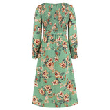 Women Date Dress Autumn and Winter round Neck Dress
