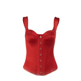 Women Tops Spring Spaghetti-Strap Camisole Top