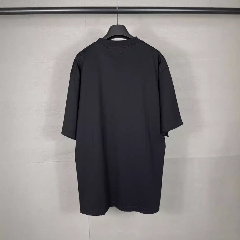 Men T-shirts Art Printed Short Sleeve T-Shirt Loose Casual