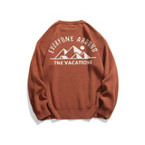 Unisex Sweater Autumn Back Letter Printed Sweater