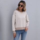 Women Knitted Sweater Autumn and Winter Loose Long Sleeve Love Women's Valentine's Day Sweater
