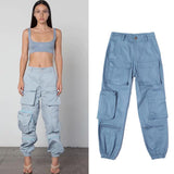 Women Sweatpants Loose Cargo Pants Casual Trousers