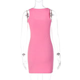 Women Dresses Spring Slim-Fitting Sleeveless Sheath Dress