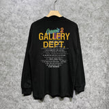 Gallery Dept Long Sleeved Shirt Fashion Brand Long Sleeve Long-Sleeved T-shirt Blouse
