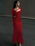 Women Dresse Sexy Sexy Cutout Backless Dress