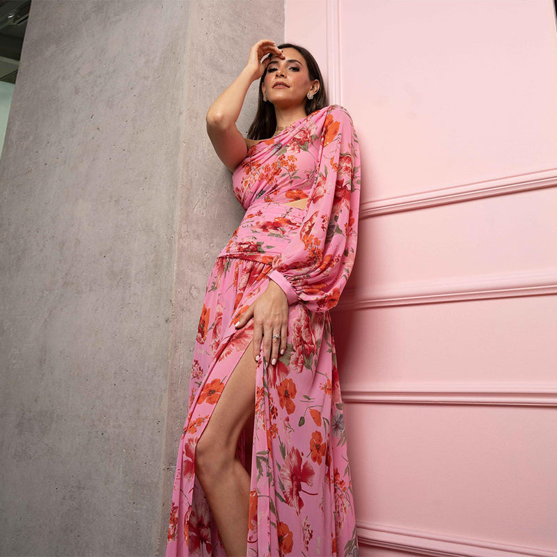 Women Dresses Sexy Long Sleeve Floral Dress Dress (Zns0409)