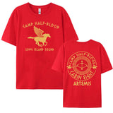 Percy Jackson Double Sided Graphic T Shirt Camp Half Blood