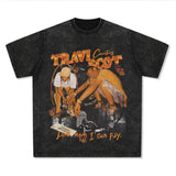 Asap Rocky T Shirts Travis Scott Short Sleeve Eminem ASAP TentacionT-Shirt