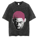 Dennis Basketball Graphic T Shirt Men's Vintage