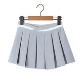 Women Tops Summer Skirt Pleated Skirt