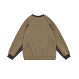 Unisex Hoodie Autumn Stitching Embroidered Sweater