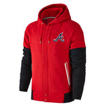MLB Hoodie baseball jersey hoodie MLB hooded sweater men's cardigan top (Part 3)