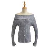 Women Sweater Knitwear Autumn Winter Coat Cashmere-like Sweater
