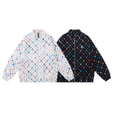 Unisex Jacket Autumn Color Mosaic Jacket