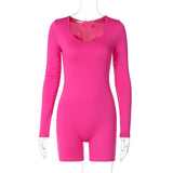 Women Jumpsuit Winter Slim Fit Sports Long Sleeve Jumpsuit