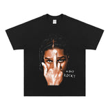 Asap Rocky T-Shirts Vintage ASAP Rocky Summer Short Sleeve T-Shirts Men and Women