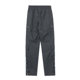 Men Sweatpants Multi-Pocket Sports Overalls Men's Baggy Pants-Foot Breasted Casual Trousers