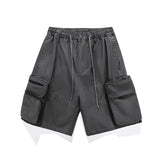Men Shorts Amekaji Multi-Pocket Workwear Shorts