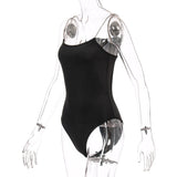 Women Jumpsuit Spring and Summer Sleeveless Sexy Suspenders Backless Bodysuit
