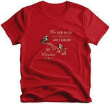 His Eye is on The Sparrow Christian T-Shirt Cotton Unisex