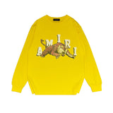 Amiri Long Sleeve Shirt Fashion Brand Long Sleeve Long-Sleeved T-shirt Blouse