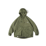 Unisex Jacket Vintage Coat Hooded Hooded Jacket Shell Jacket
