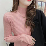Women Knitwear Autumn and Winter Turtleneck Knitwear Slim Top