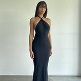 Women Dresses Spring Sexy Backless Long Dress